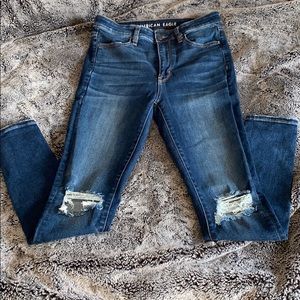 Super high rise jeggings American eagle
